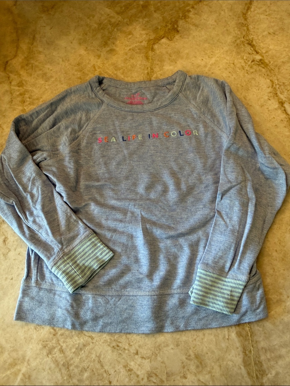 Vineyard vines Blue 'Sea Life in Color' Pullover Sweatshirt
